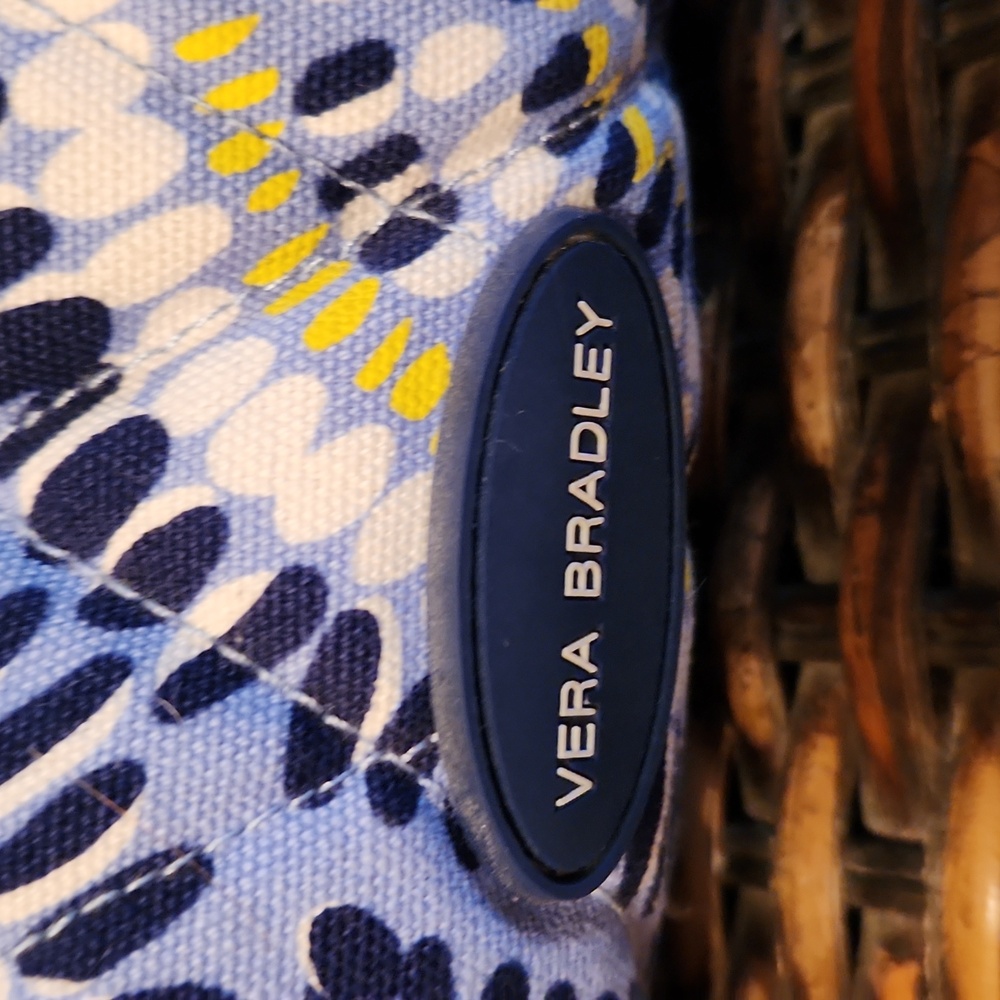 Vera Bradley Blue & White Shoulder Purse - Picture 2 of 10